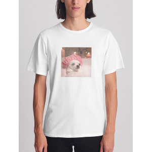 Tricou Chihuahua într-o cască de duș